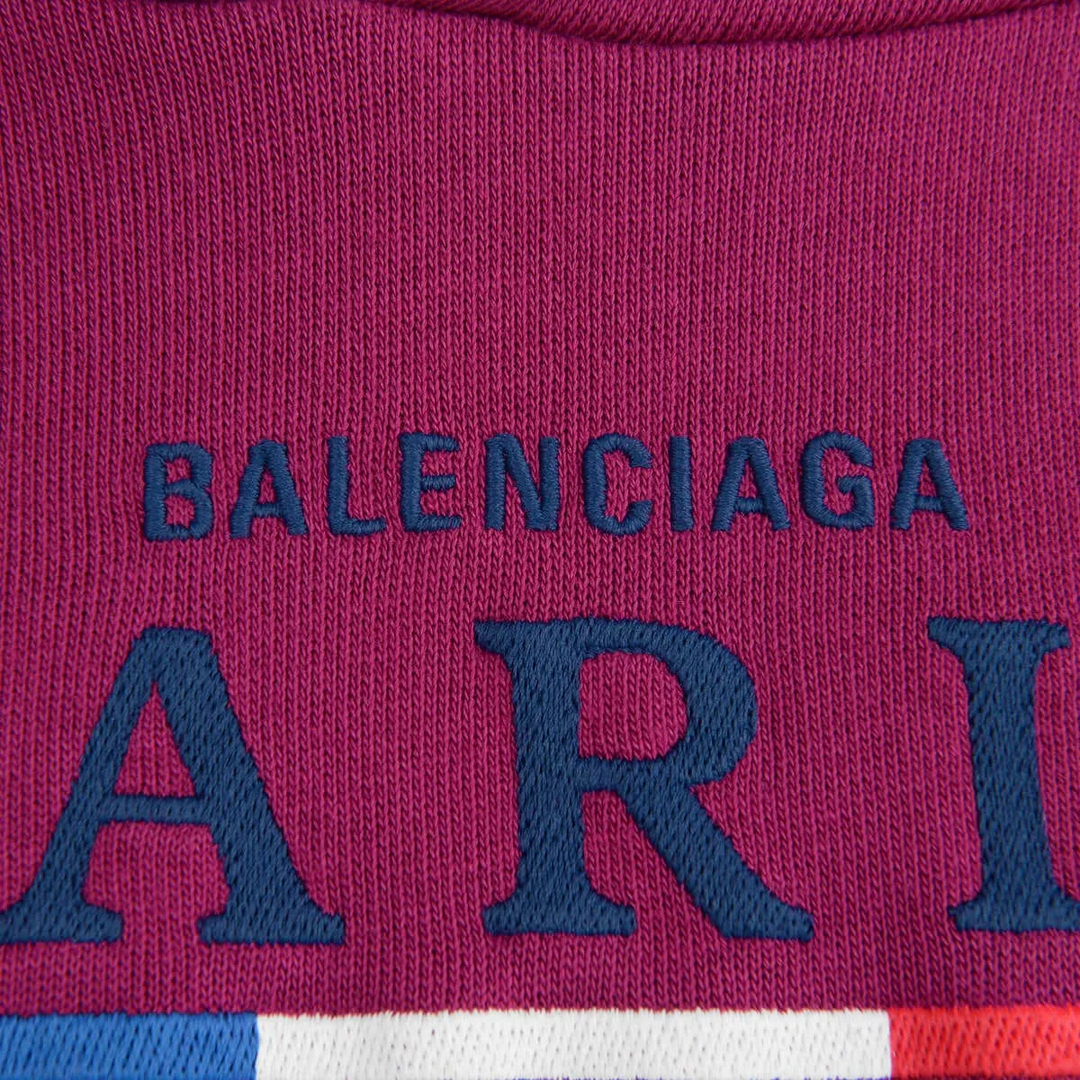 Balenciaga Raspberry Hooded Sweater