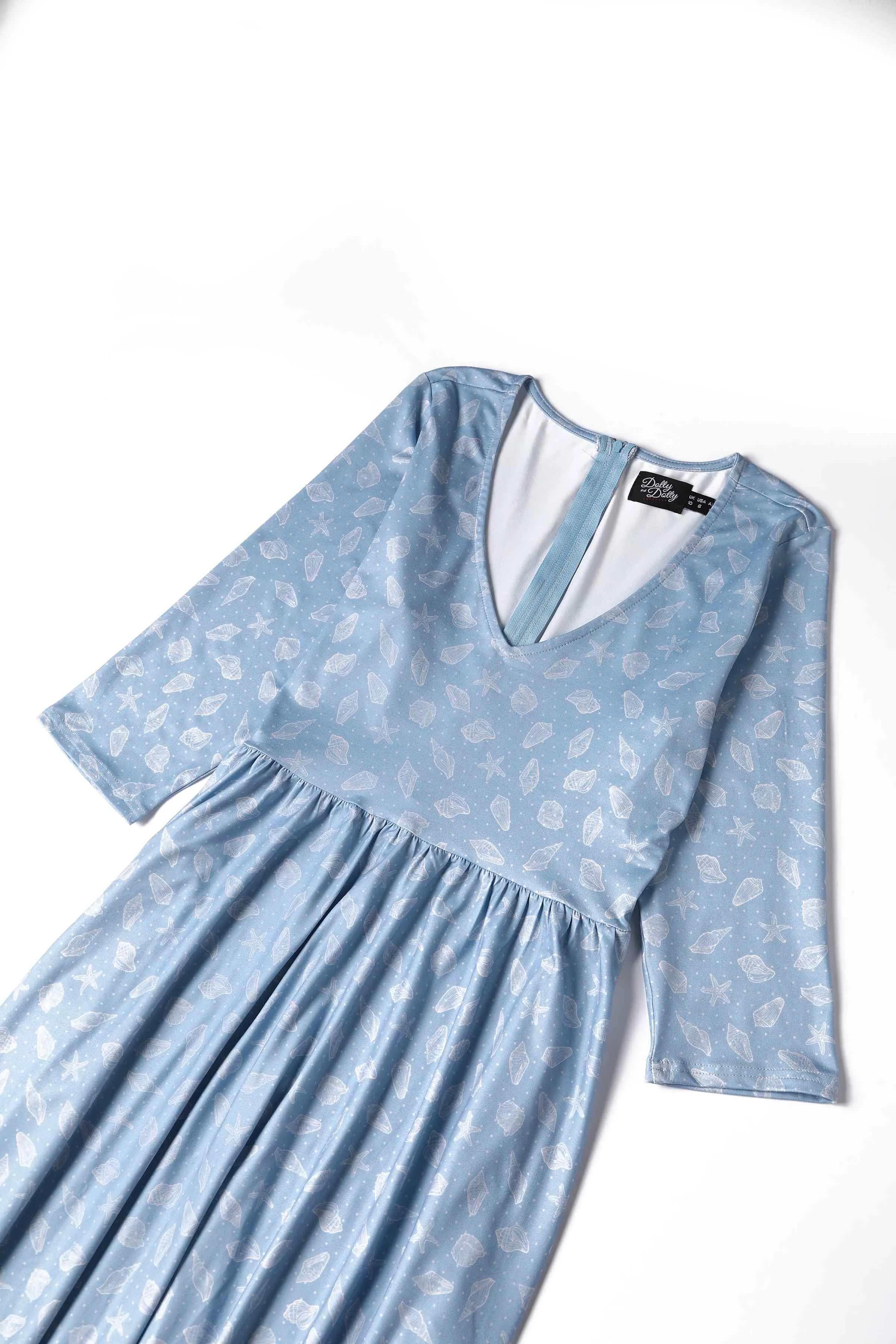 Billie Blue Seashell Casual Dress