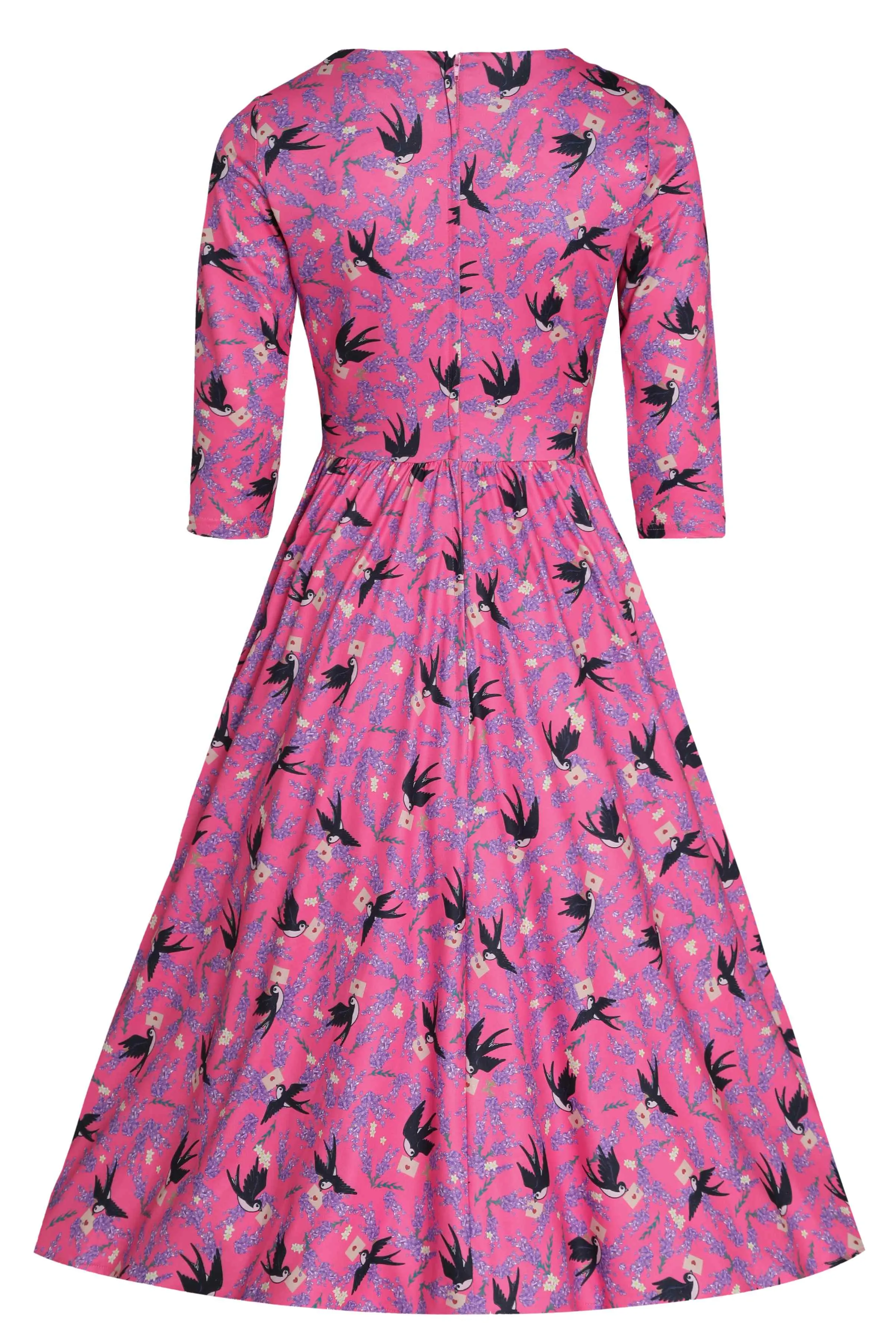 Billie Pink Swallow Dress