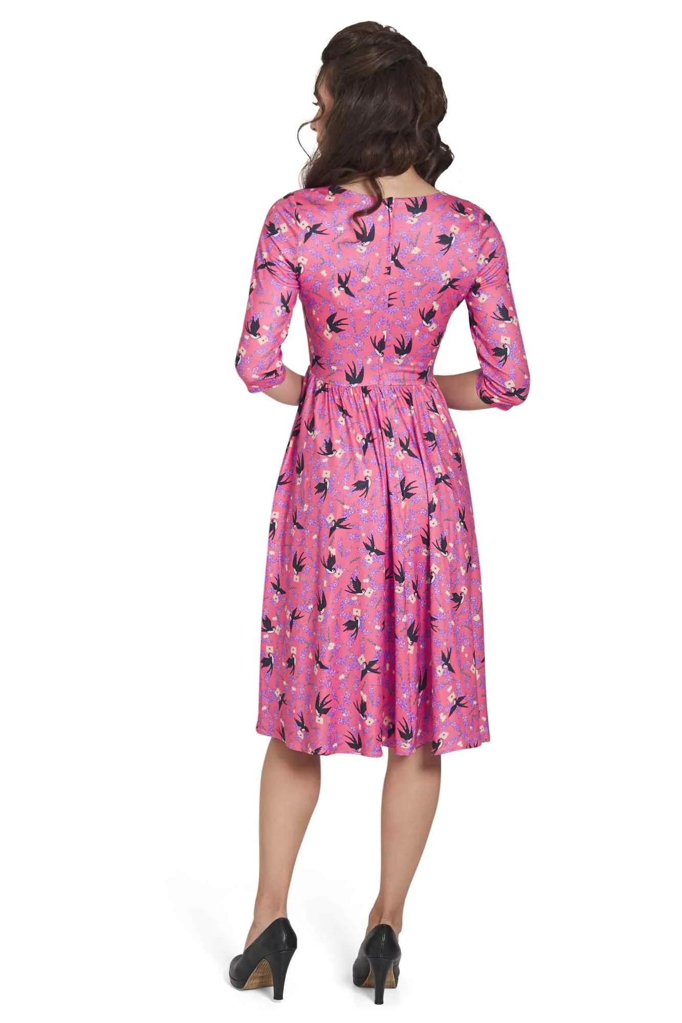 Billie Pink Swallow Dress