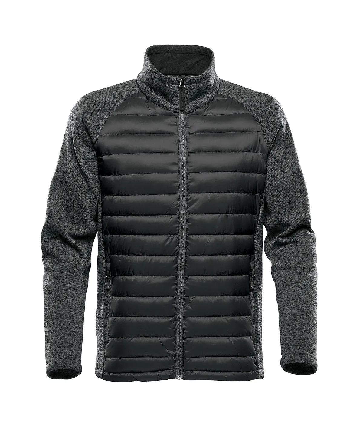 Black/Dolphin Heather - Narvik hybrid jacket