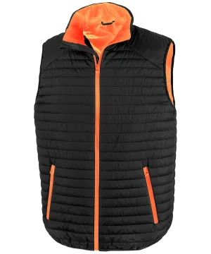 Black/Orange - Thermoquilt gilet