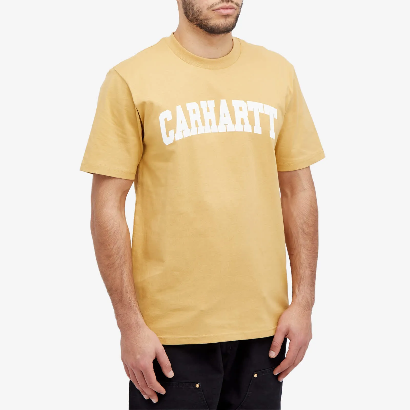 Carhartt Wip University T-Shirt, Bourbon & White