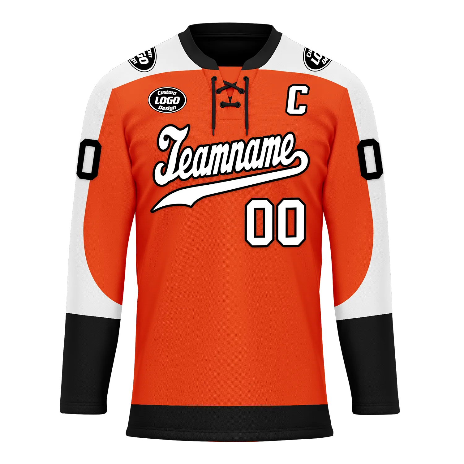 Custom Orange Personalized Hockey Jersey HCKJ01-D0a70ed