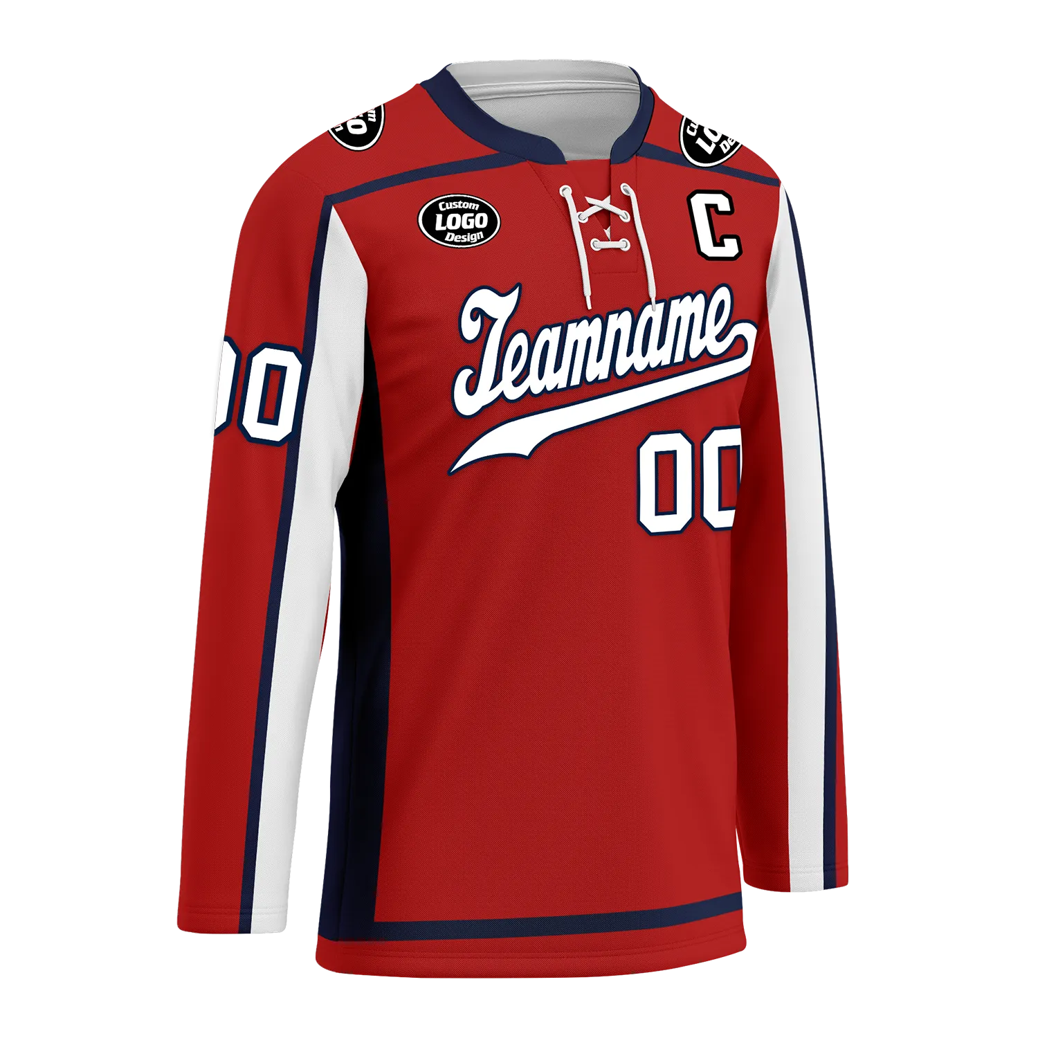 Custom Red Personalized Hockey Jersey HCKJ01-D0a70e9