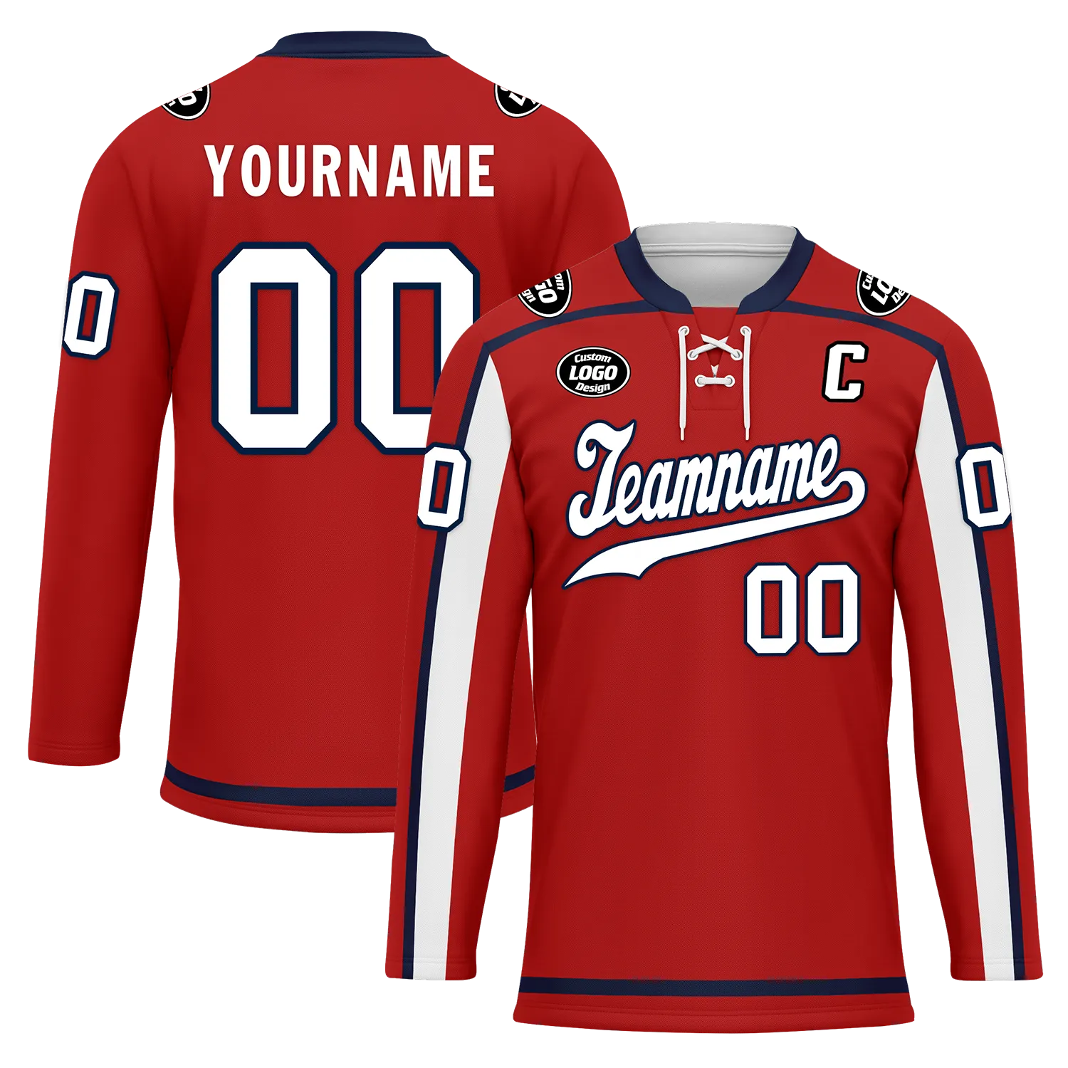 Custom Red Personalized Hockey Jersey HCKJ01-D0a70e9