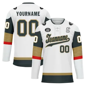 Custom White Personalized Hockey Jersey HCKJ01-D0a70df