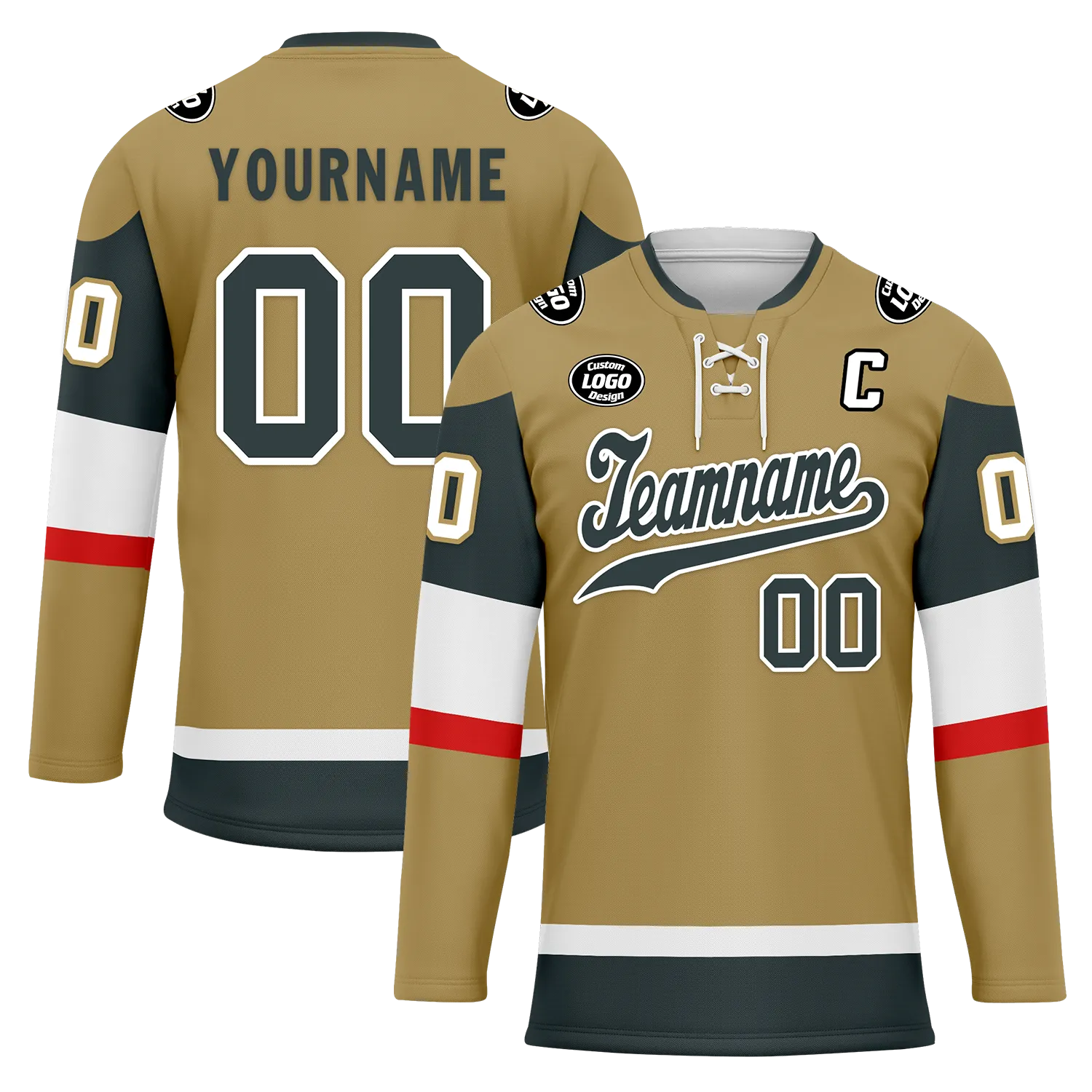 Custom Yellow Personalized Hockey Jersey HCKJ01-D0a70de