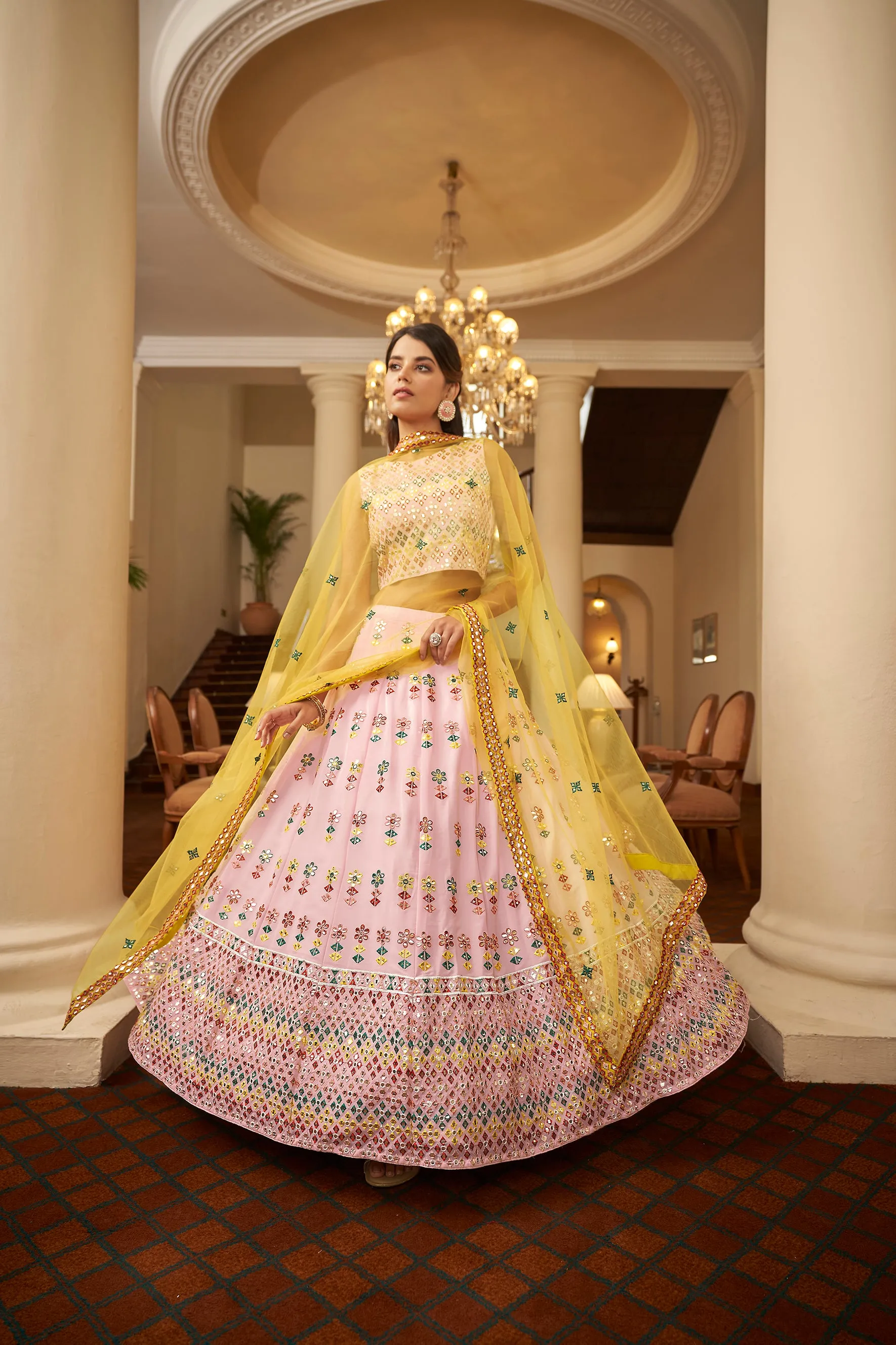 Designer Wedding Lehenga Choli For Women Party Wear Bollywood Lengha Sari,Indian Wedding Bridesmaids Dress Bridal Wedding Skirts Girlish