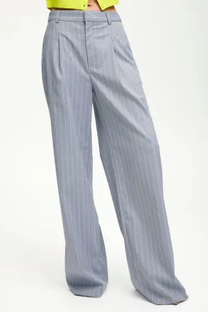 Fija Trousers in Dusty Blue