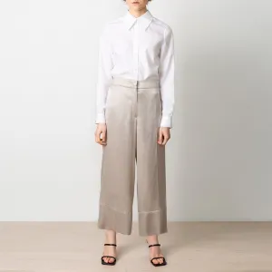 Freedom Cropped Trousers Greige