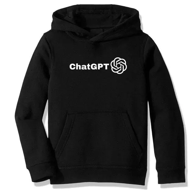 Hooded ChatGPT Fleece Sweatshirt