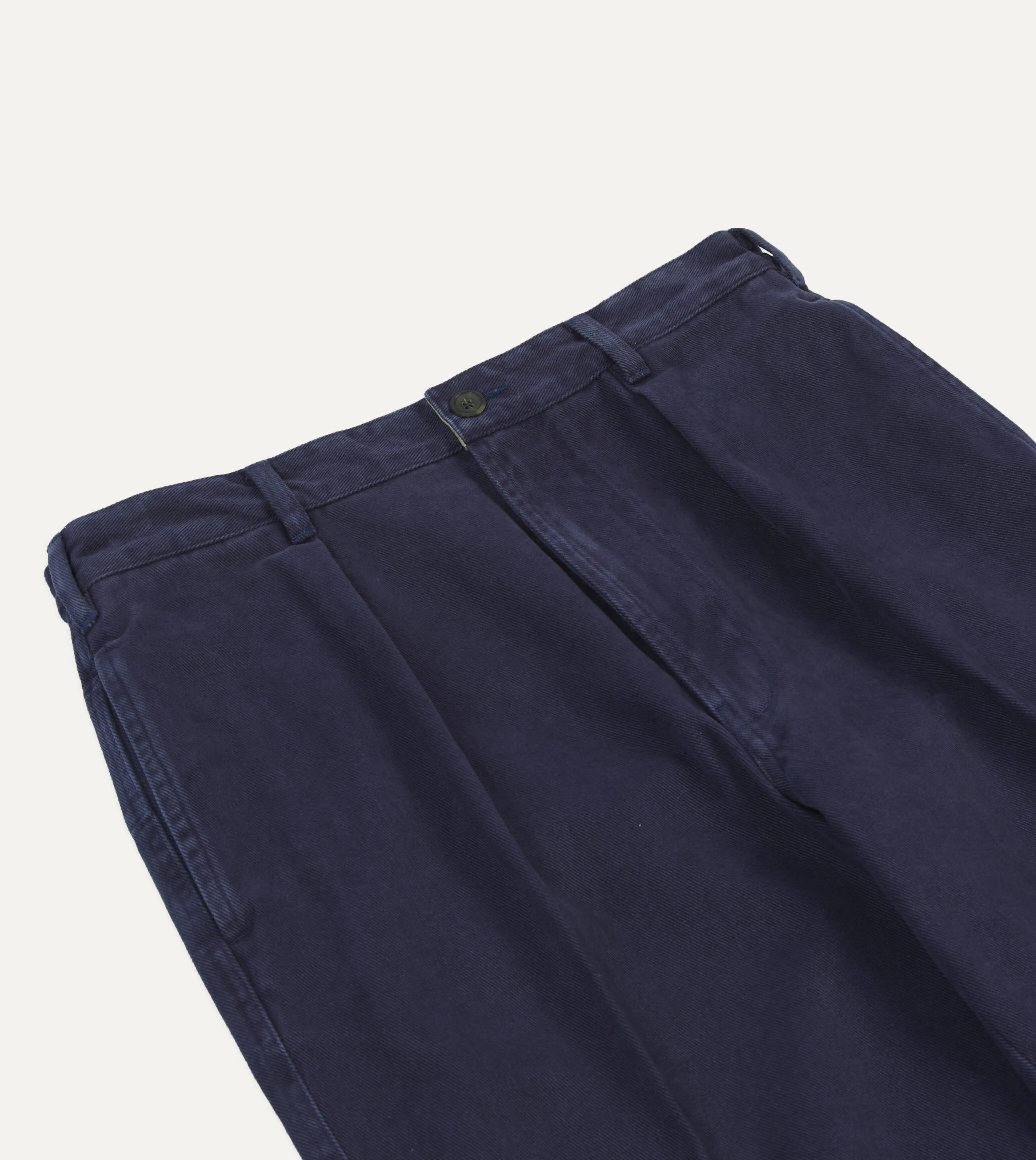 Indigo Heavy Cotton Twill Games Trousers