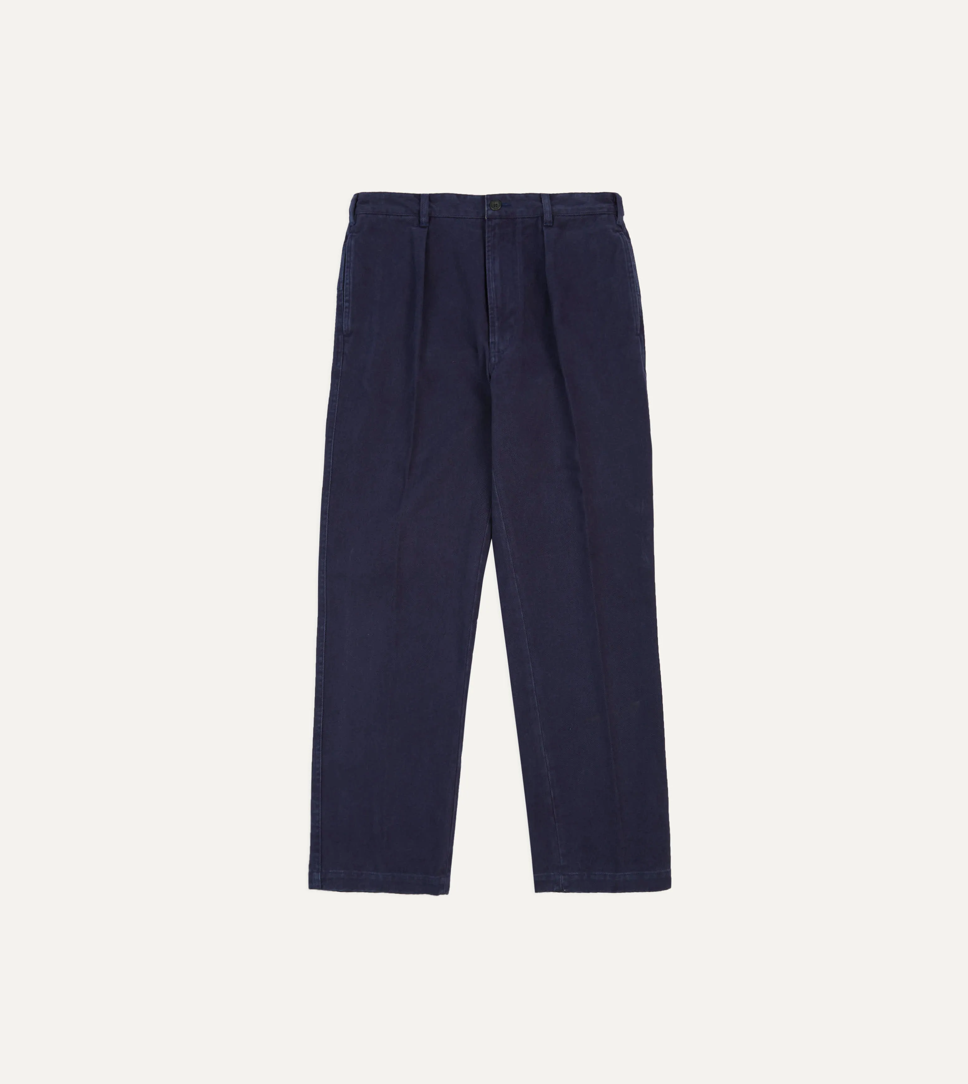 Indigo Heavy Cotton Twill Games Trousers