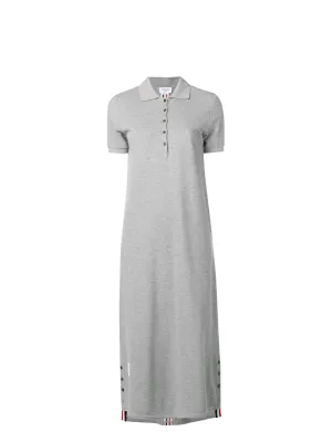 Long A-Line Polo Dress