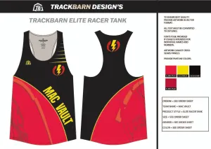 Mac-Vault- Womens Track Singlet