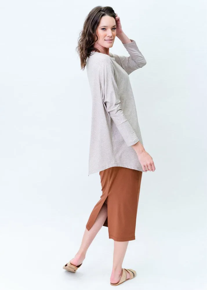 Maxi Bamboo Whitney Tube Skirt - Toffee