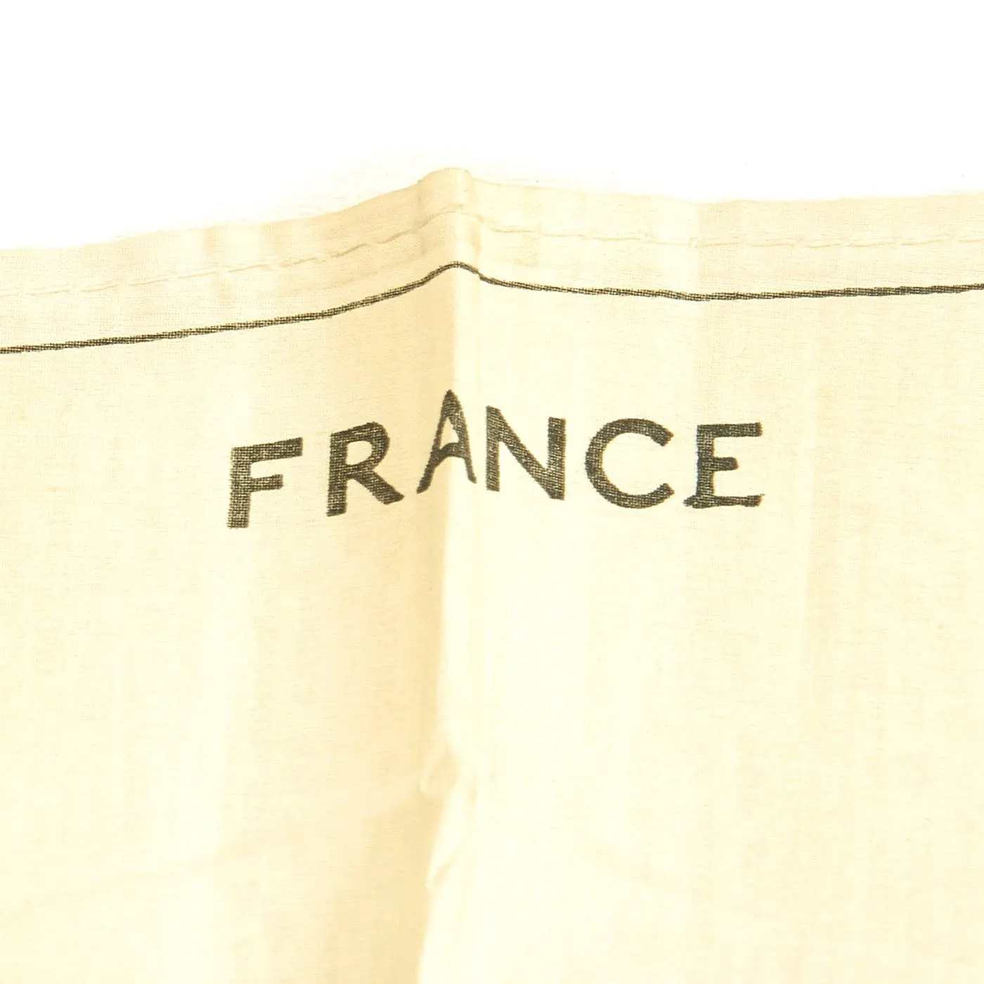 Original British WWII Double Sided Silk Escape Map of Occupied France & Germany