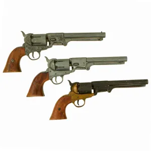 Original Film Prop Colt 1851 Revolver Lot From Ellis Props As Used In Various Civil War Movies Such as Gettysburg - (3) Non-Firing Replicas