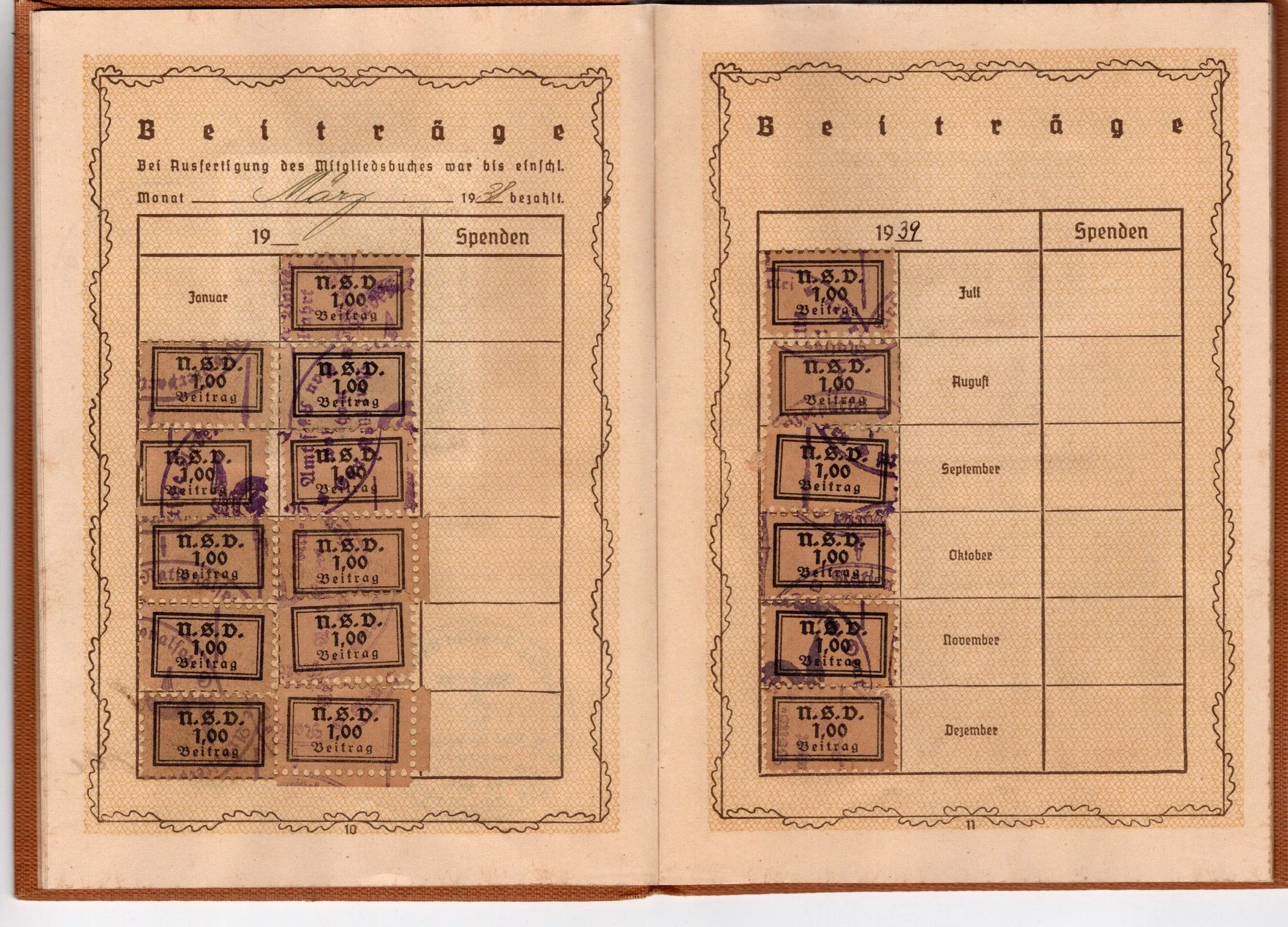 Original German WWII Collector Set: Wine Bottle Labels, TENO Eagle, and Woman's Membership Book