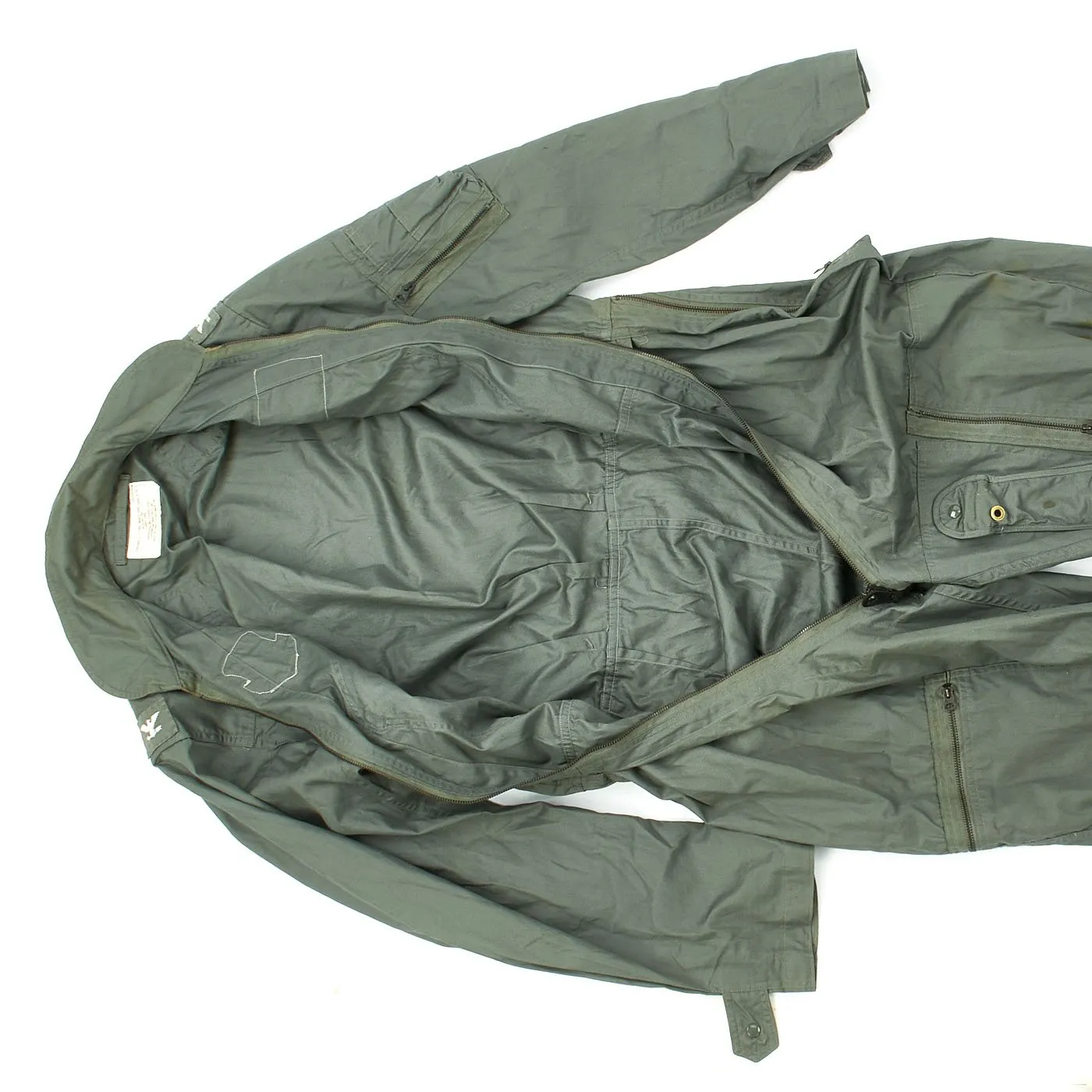 Original U.S. Cold War Colonel Flight Medic 417th Tactical Fighter Squadron MA1 Flying Jacket and Flight Suit