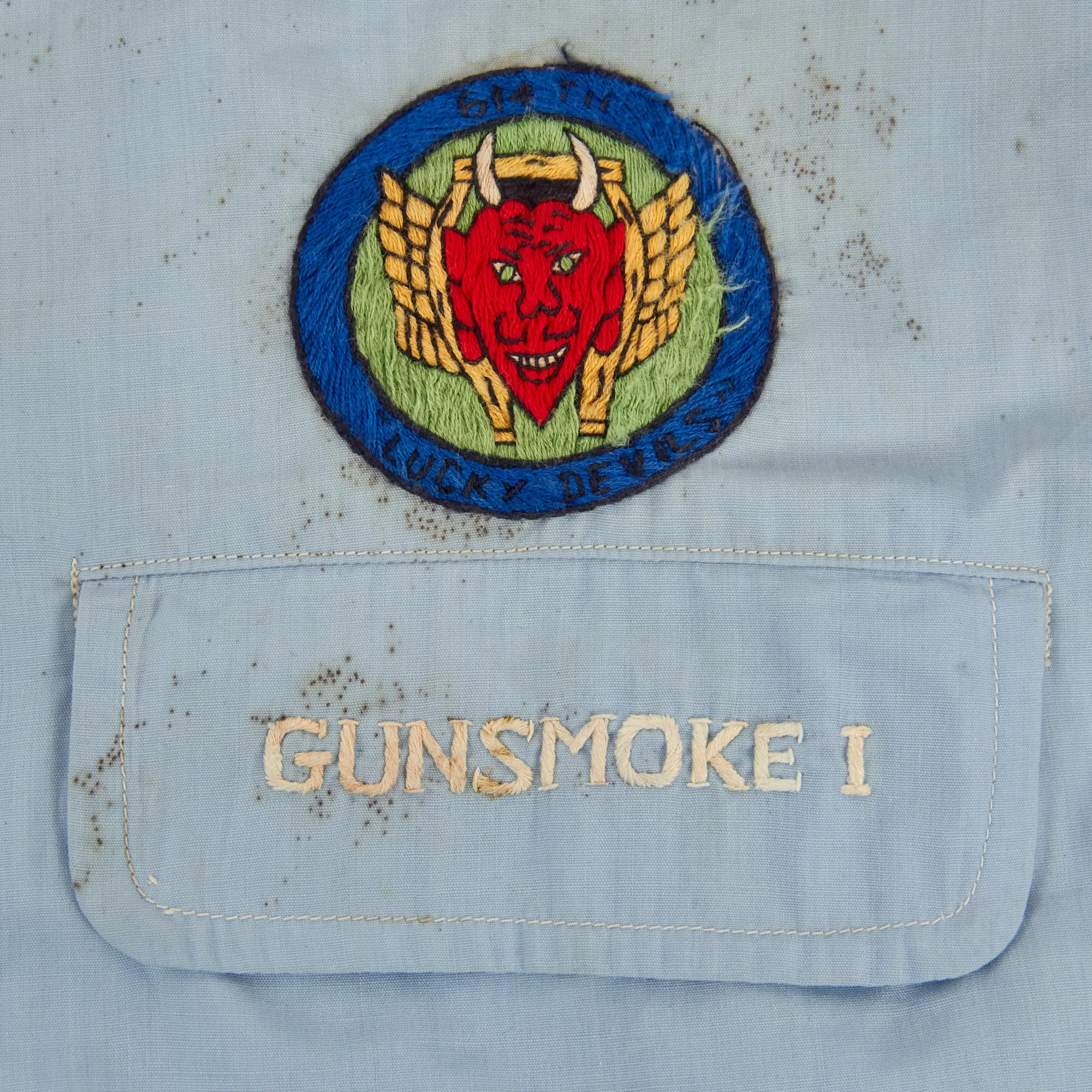 Original U.S. Vietnam War Era “Sawadee” Party Flight Suit For Fighter Pilot Col. Walter “Gunsmoke 1” Turnier, 614th “Lucky Devils” Tactical Fighter Sq. - WWII, Korean and Vietnam Veteran