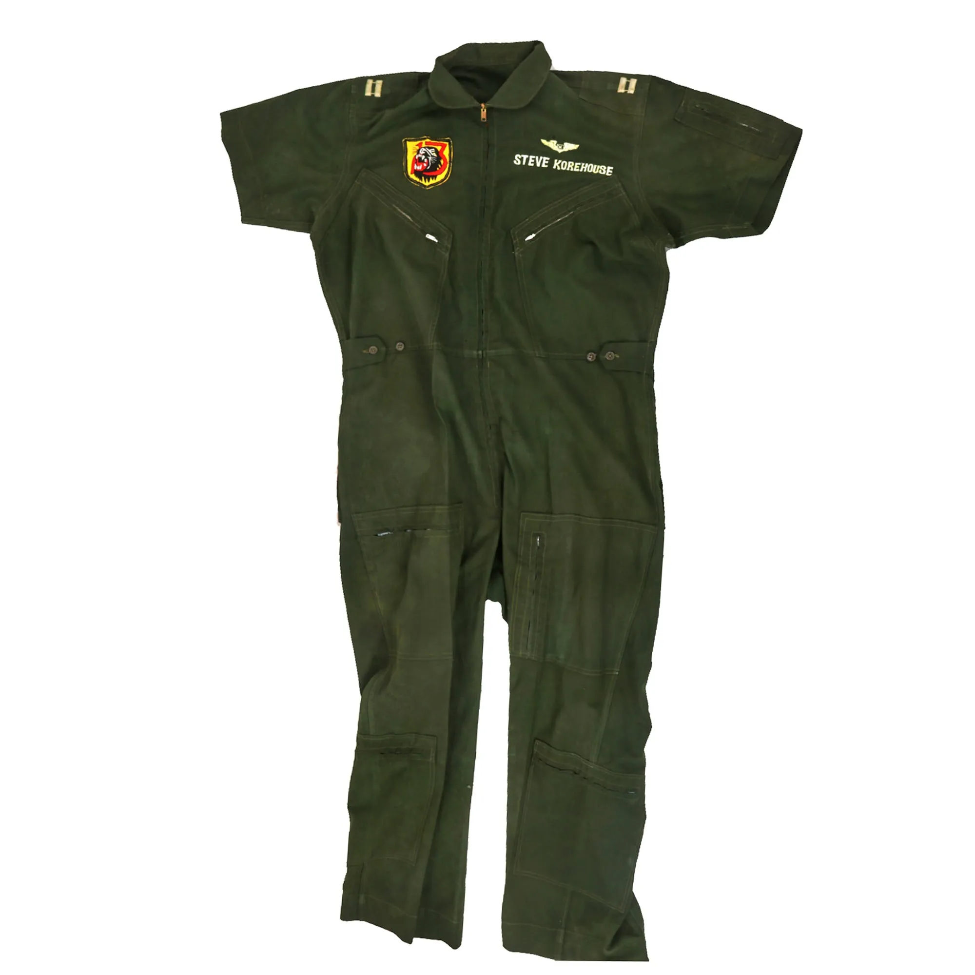 Original U.S. Vietnam War Sawadee Party Flight Suit - 13th Fighter Squadron - Captain Steve Korehouse