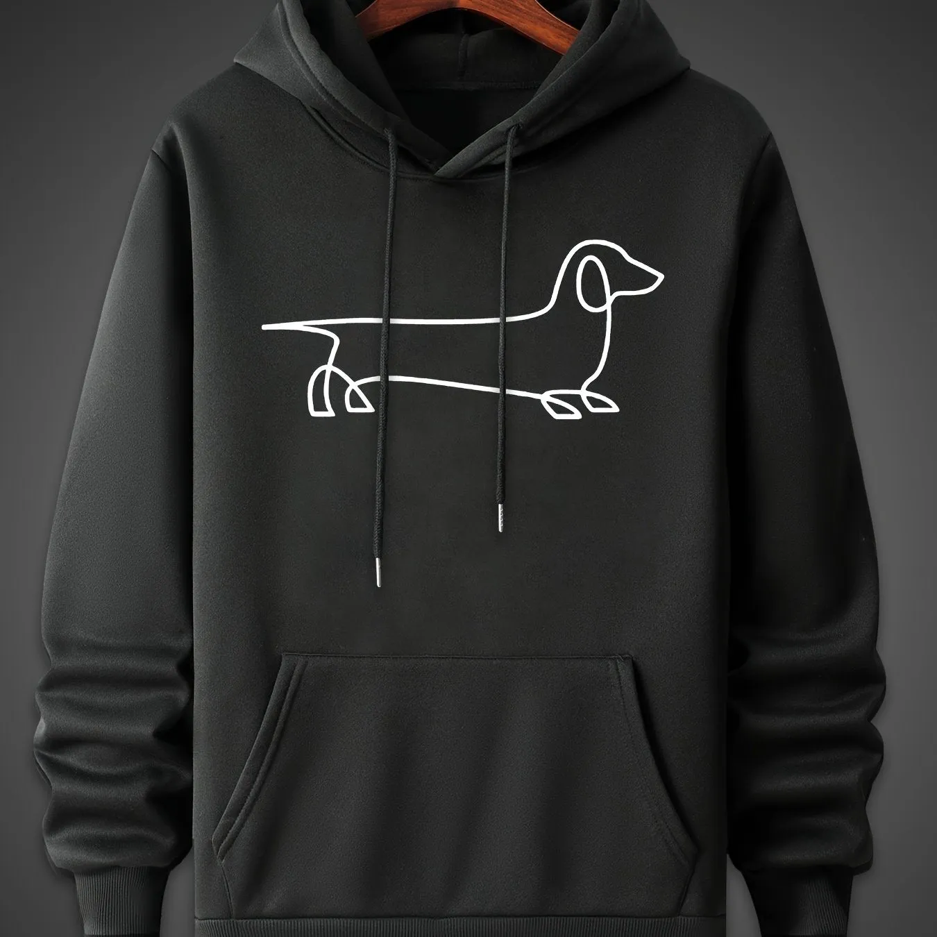 OutdoorReady Dog Sketch Hoodie Trendy Comfy and Breathable