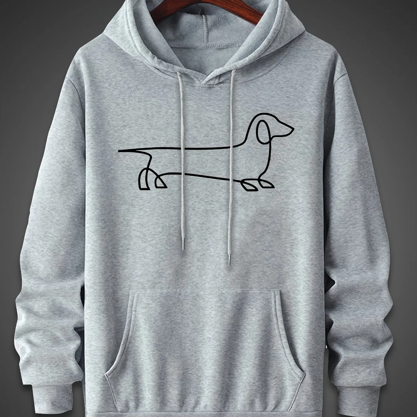 OutdoorReady Dog Sketch Hoodie Trendy Comfy and Breathable