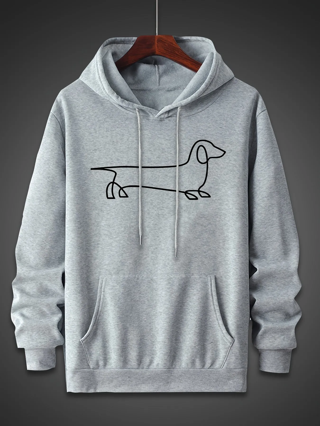 OutdoorReady Dog Sketch Hoodie Trendy Comfy and Breathable