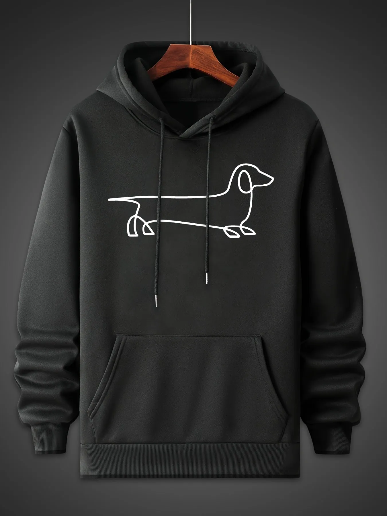 OutdoorReady Dog Sketch Hoodie Trendy Comfy and Breathable