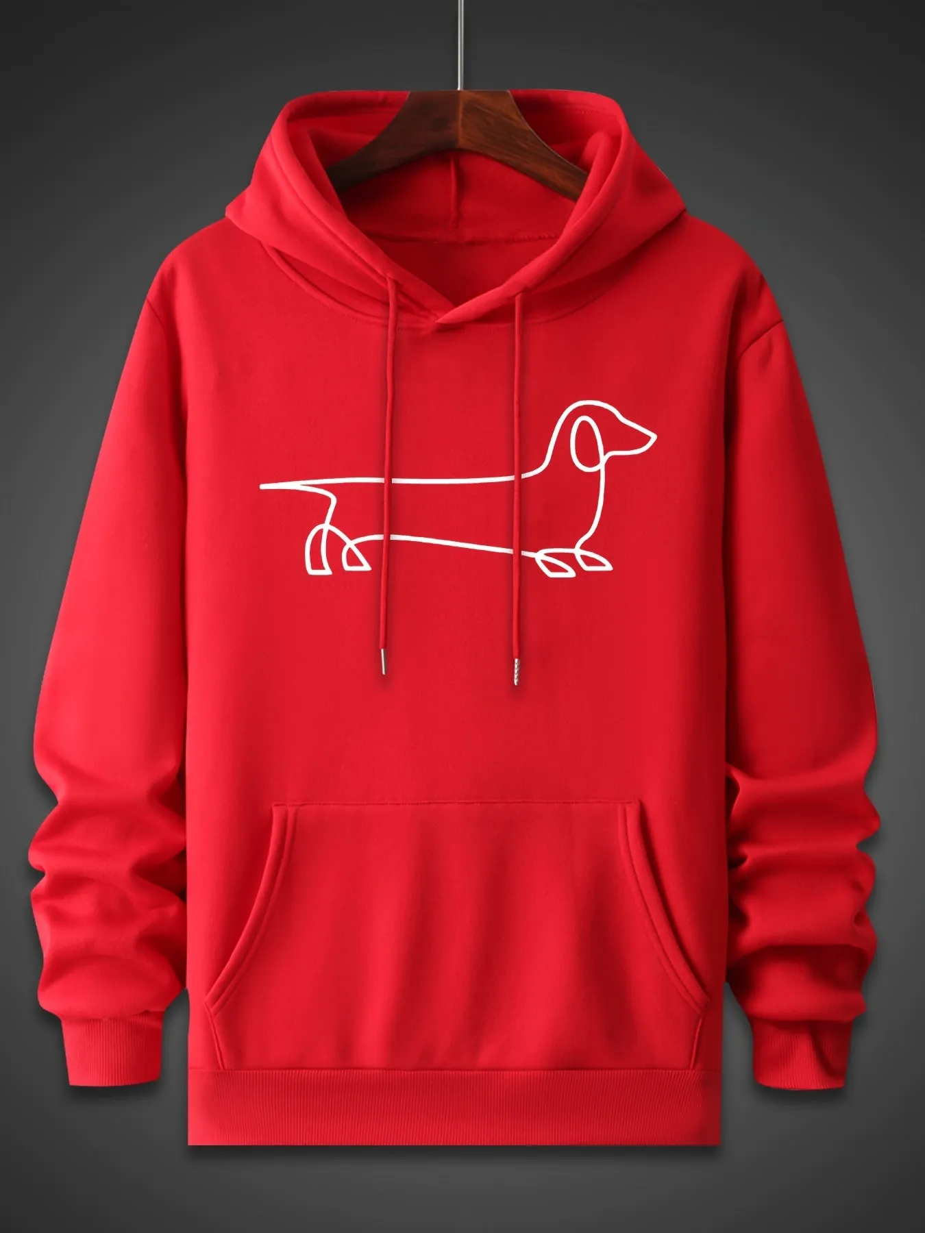 OutdoorReady Dog Sketch Hoodie Trendy Comfy and Breathable