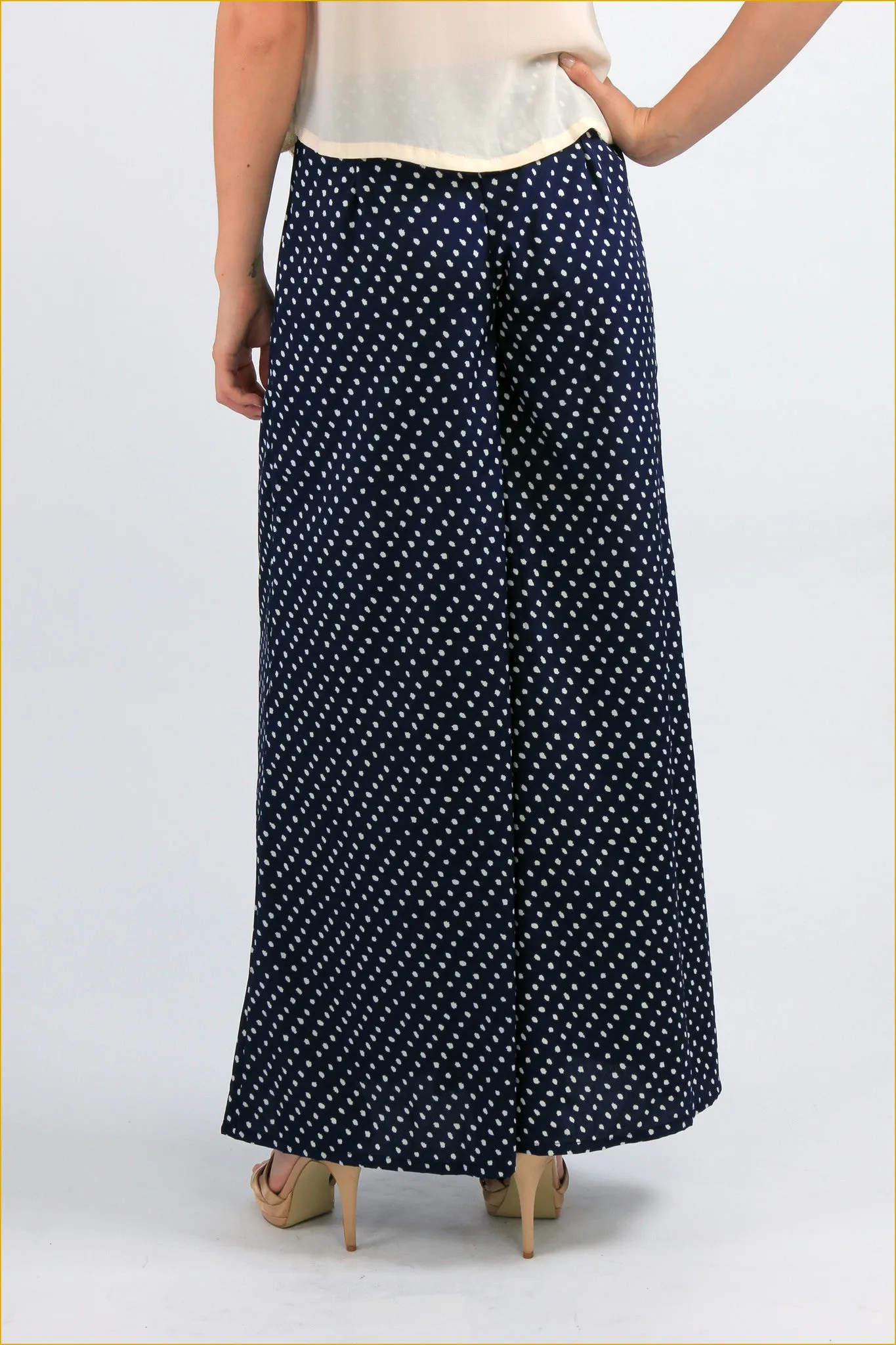 Polka Dots Palazzo Trousers