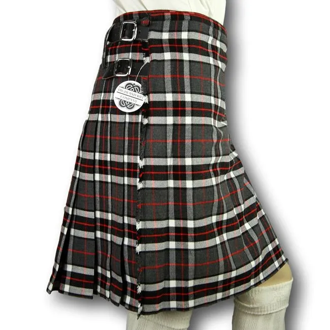 Thompson Grey Premium Tartan Kilt by Highland Kilt Company